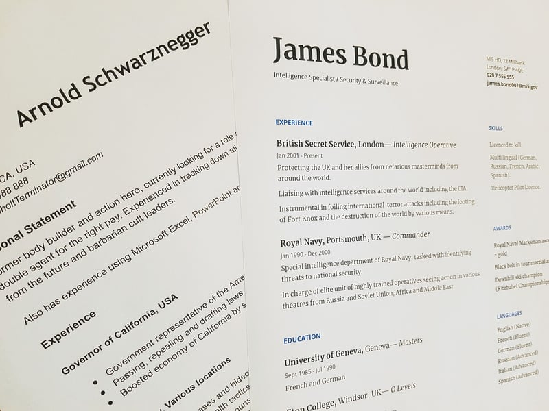 Resume Builder Games